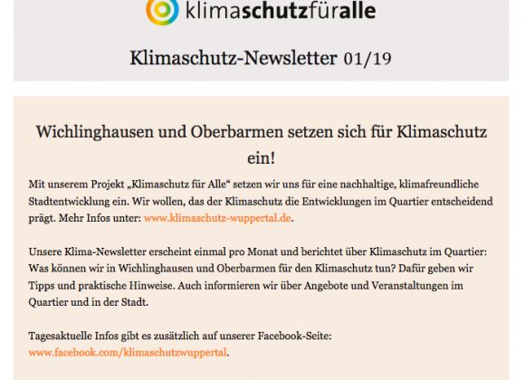 Klimaschutz-Newsletter 01-19 Klimaschutz-Newsletter 01-19